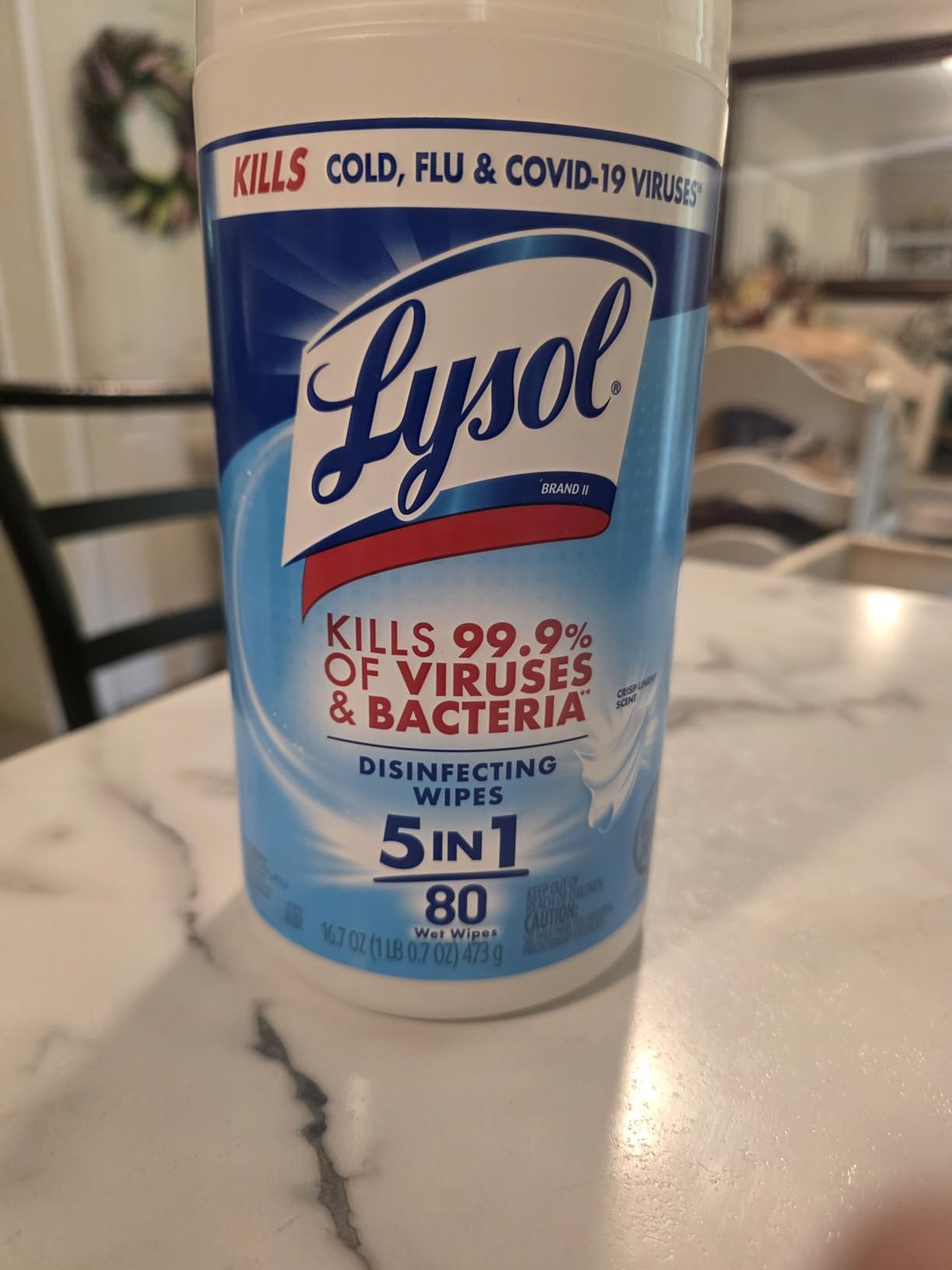 Lysol Disinfecting Wipes Bundle, Home Apartment Dorm Room Essentials and Cleaning Supplies, All Purpose Cleane