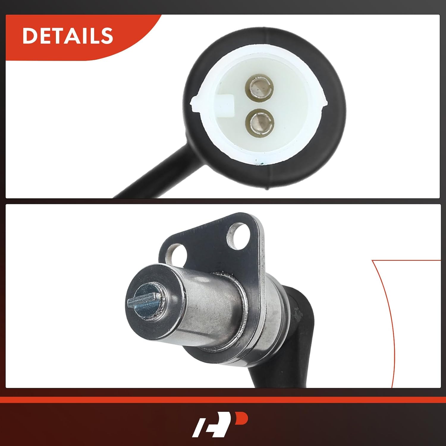 A-Premium ABS Wheel Speed Sensor Compatible with BMW Models - 318i 1984-1985/1991, 325 1986/1988, 325e 1984-1987, 325es 1987, 325i 1987-1991, 524td 1985-1986, M3 1988-1991 - Rear Driver and Passenger
