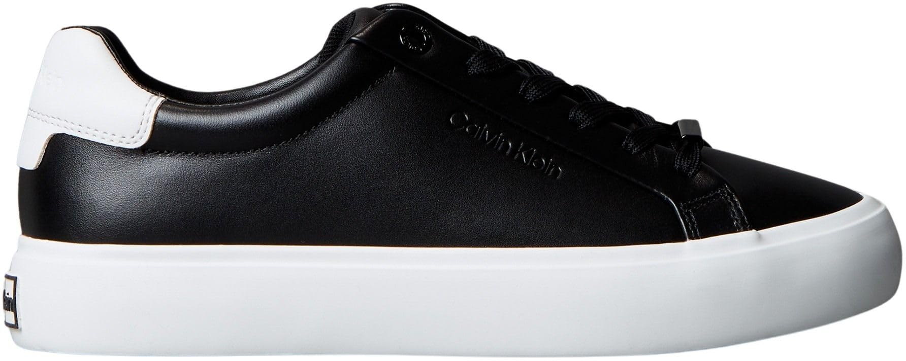 Calvin Klein Damen Cupsole Sneaker Lace-Up aus Leder