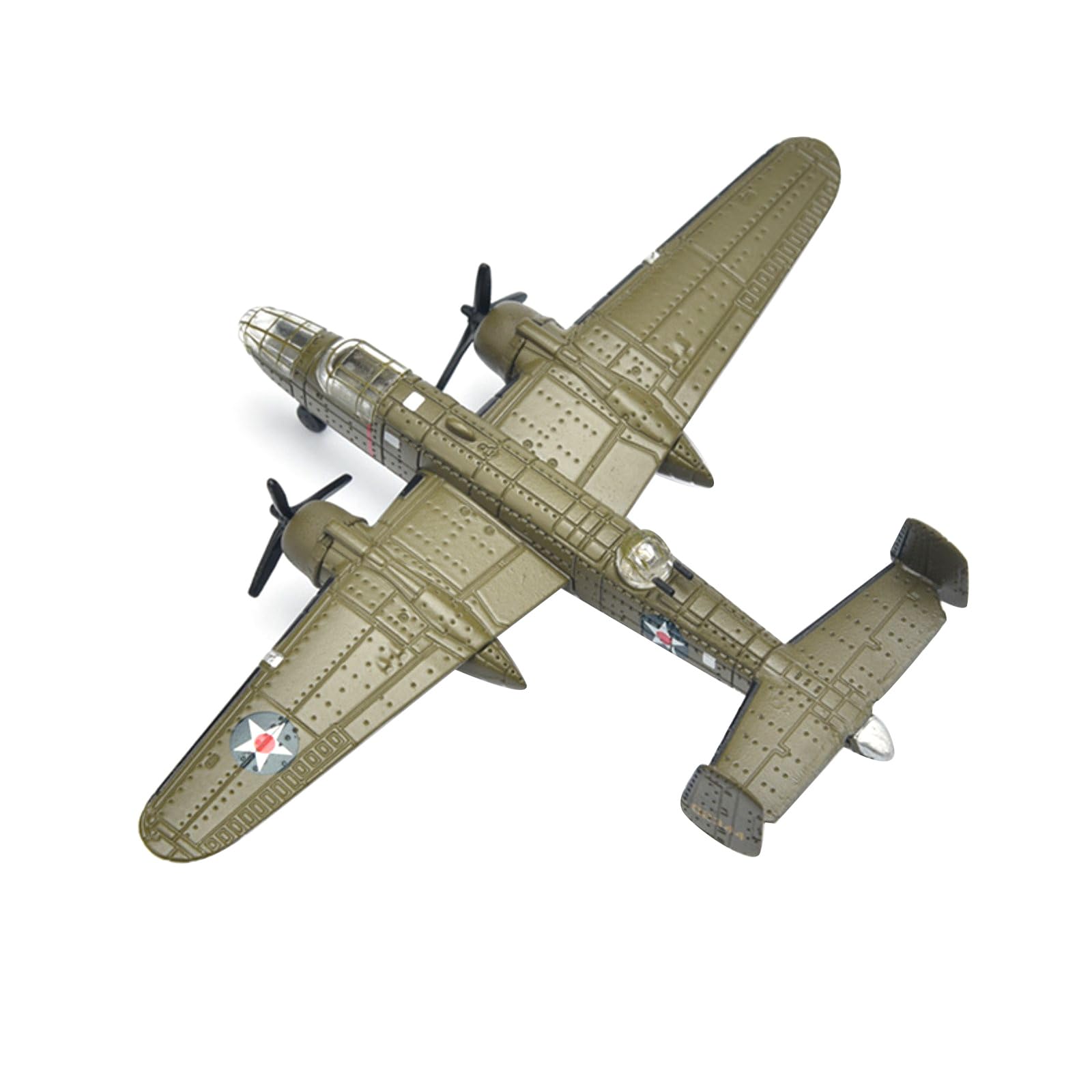 Amazon | 1:200 米国 B-25 ミッチェル爆撃機モデル 合金製 高精度戦闘