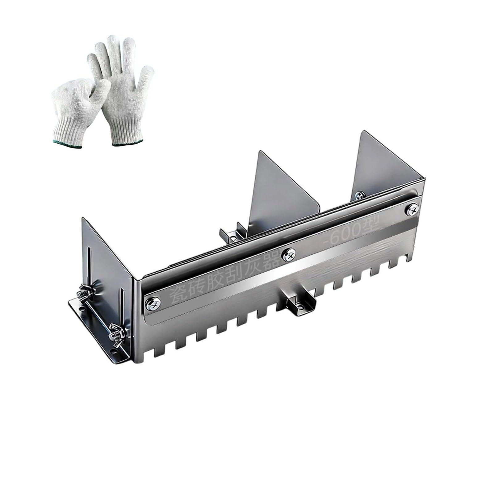 Truelle de carrelage et peigne réglable pour aligner les grands revêtements