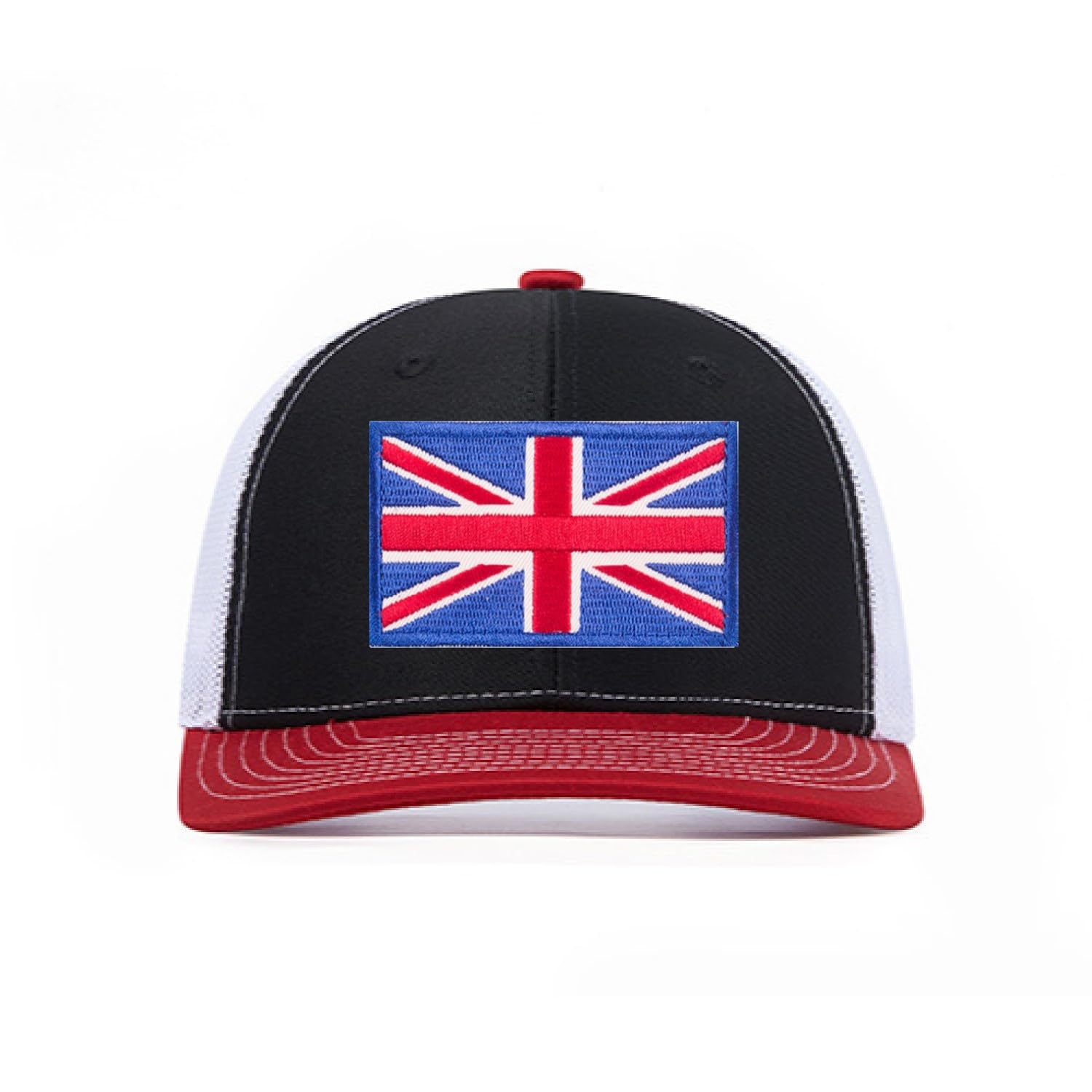 HaloHorus Trucker Hat for Men Women, Adjustable Athletics Baseball Cap for Running, Fishing, Hiking, Workout, 6ef Redblack-white, One Size โ image 1