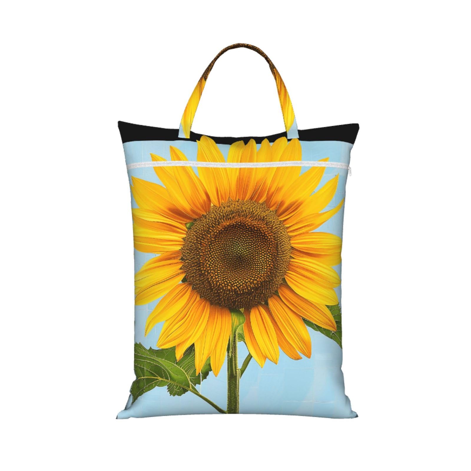 Large Travel Laundry Bags,Panda Print with Handle Foldable Laundry Bag for Holidays Gym Swimming and Family Trips, 1Pcs