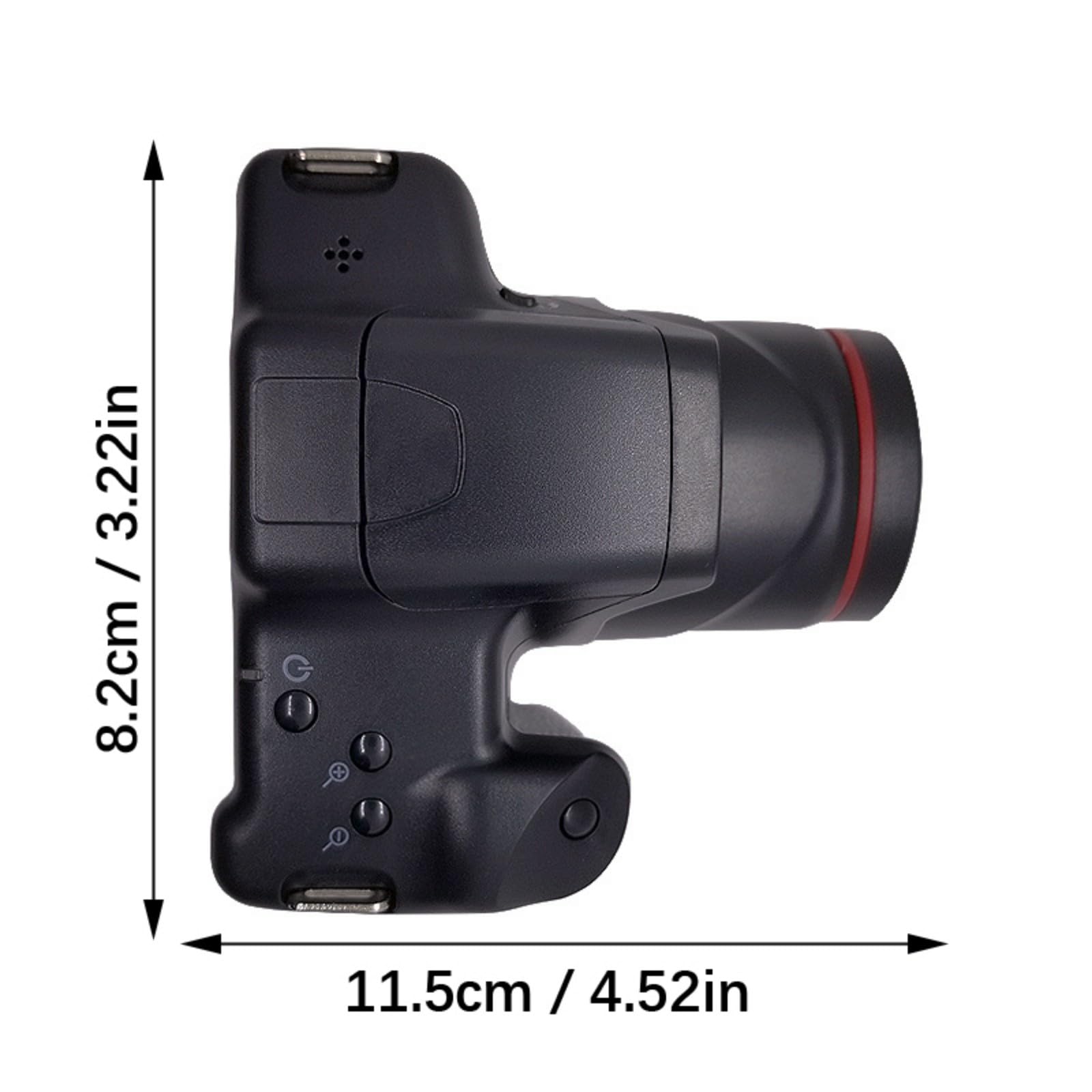 16-krotna optyczna kamera UHD ze stabilizowanym obrazowaniem i automatycznym ustawianiem ostrości, kompatybilna z wieloma modelami lustrzanek cyfrowych, kamera obrazowa UHD z automatycznym ustawianiem