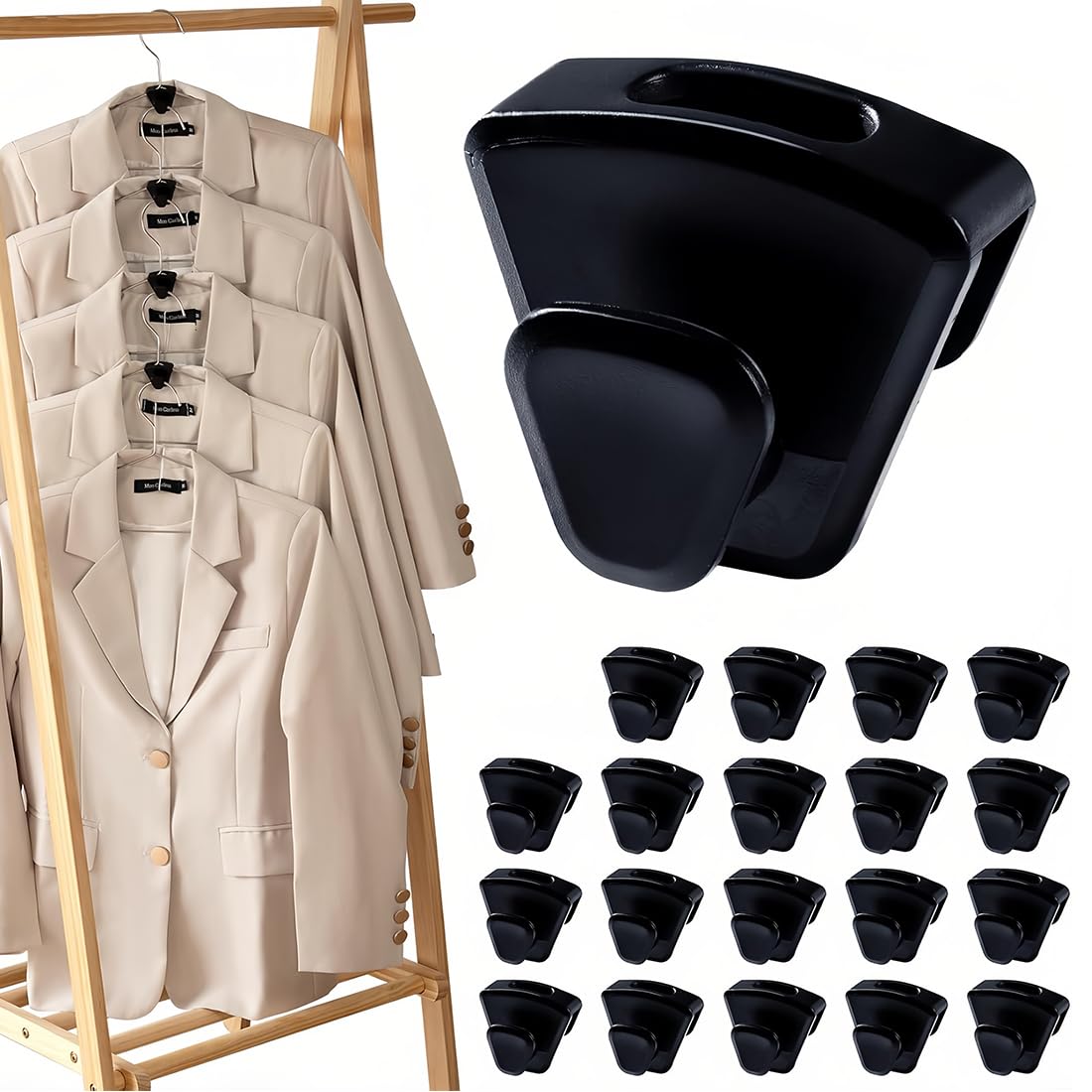 6/12 Pezzi Mini Appendiabiti Connettori Ganci A Cascata In