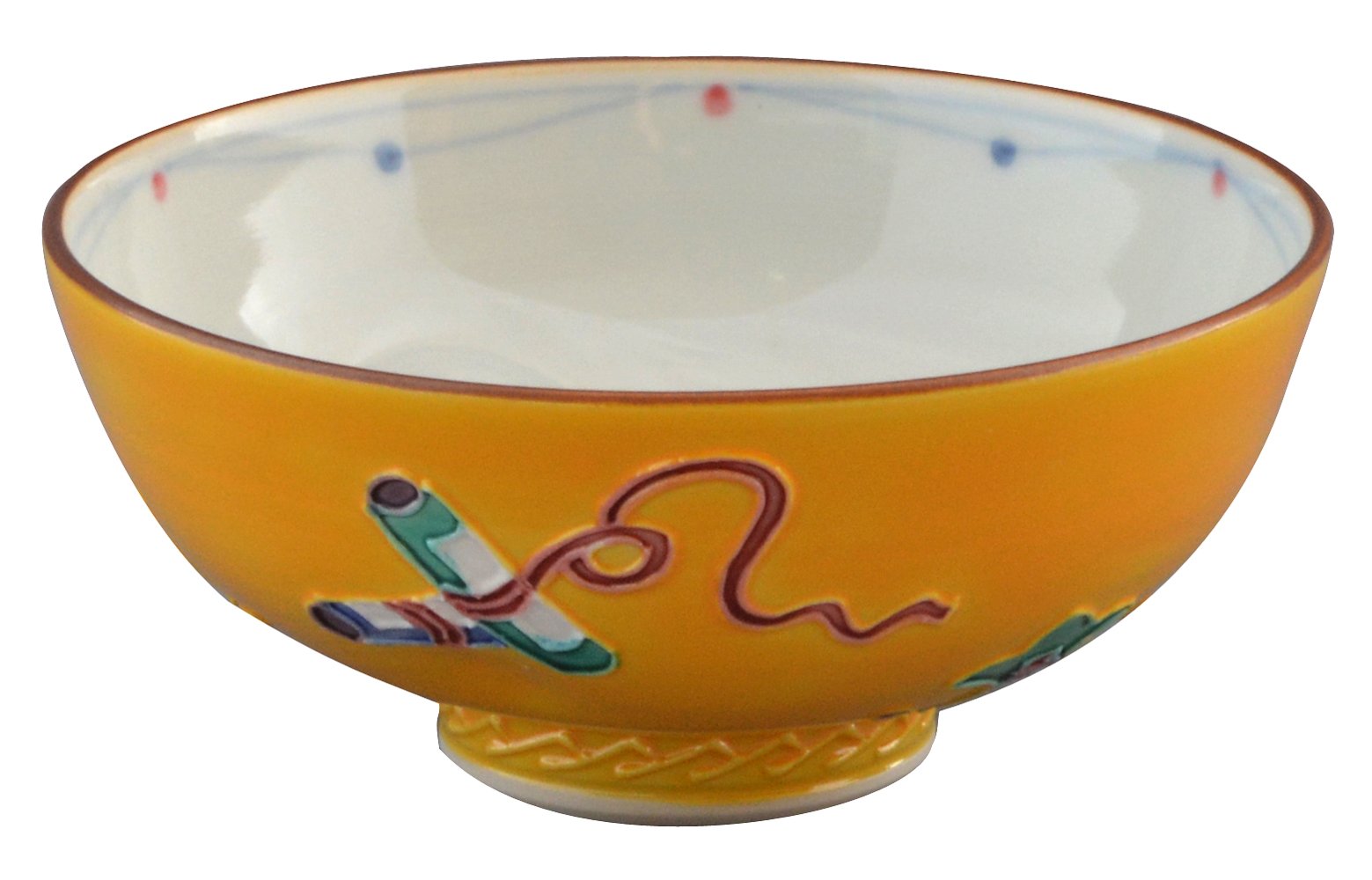 Amazon.co.jp: 京焼 清水焼 昇峰窯 茶漬 小 交趾宝尽くし B3-5小