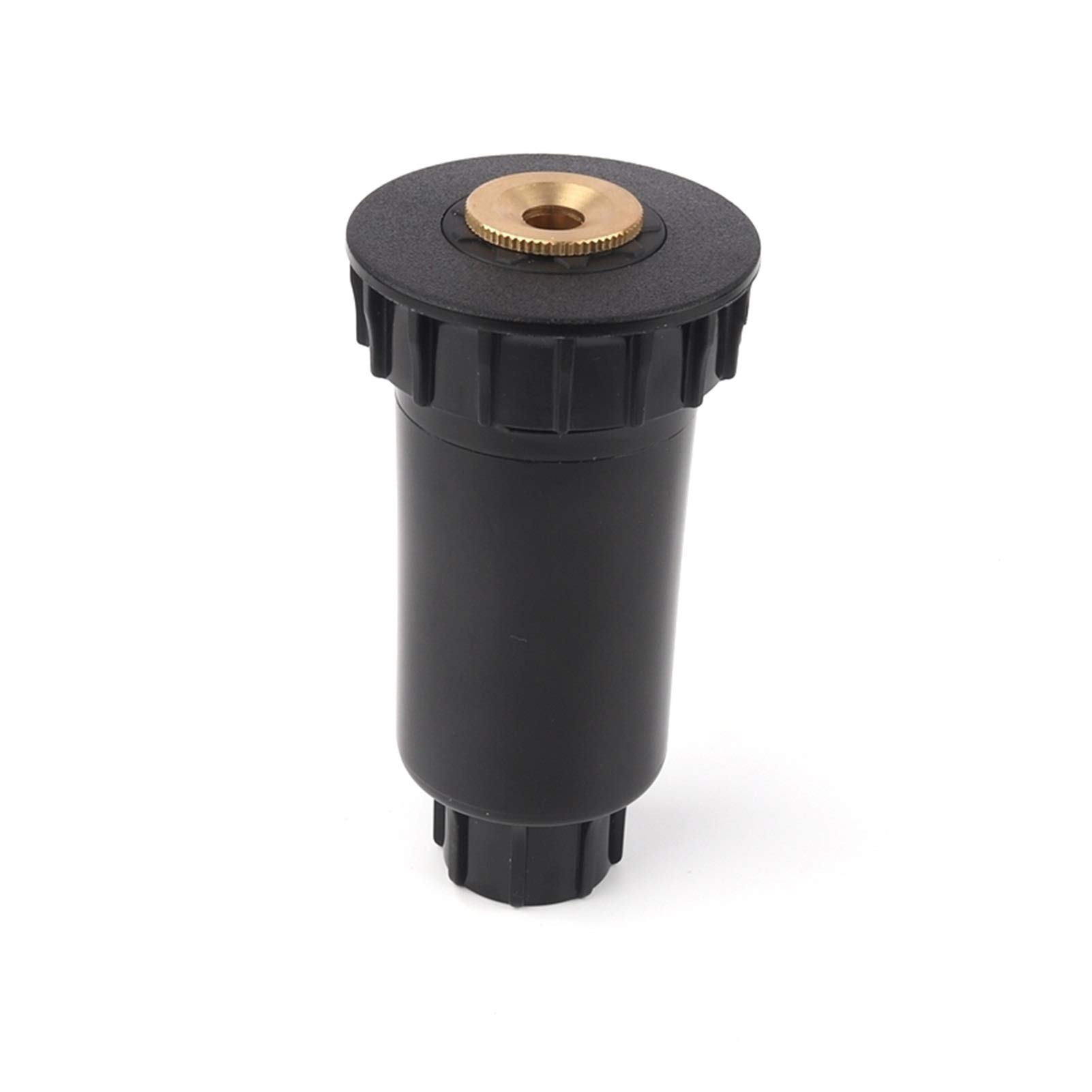 Rociadores de riego de jardín, 4 piezas de 1/2 "90-360 grados ajustable de plástico pop-up boquilla Park Square Garden Lawn Flower Plant Riego, boquilla de cobre (color: 180 grados)