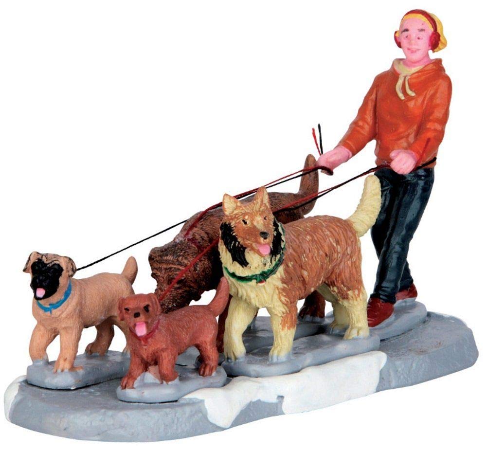 Lemax A PACK OF PUPS l'esprit chaleureux d'une balade hivernale