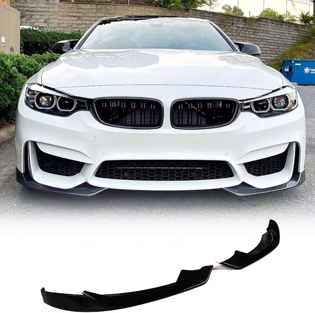 Matte Black Front Bumper Splitters Compatible with BMW F80 M3 F82/F83 M4 2014-2019 Front Upper Spoiler Winglets Front Bumper Vents Cover Factory Outlet