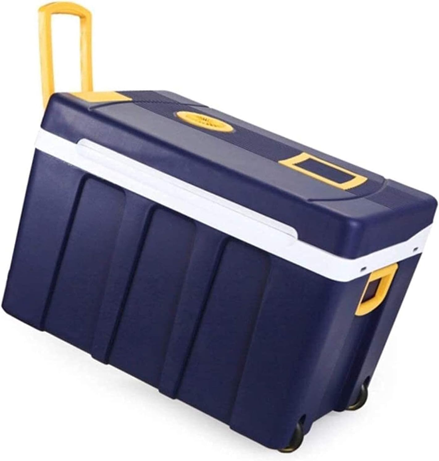 CCAN Refrigerador de Camping, Nevera eléctrica 50L 12V DC 220V AC Refrigeración Refrigerador de Camping Refrigerador Calentador Refrigerador de Coche Dimensiones Happy Life