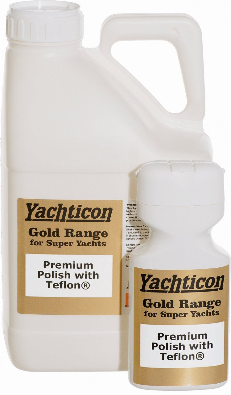Yachticon Gold Range Super yacht Premium Polish con Teflon® Surface Protector – 5 litri