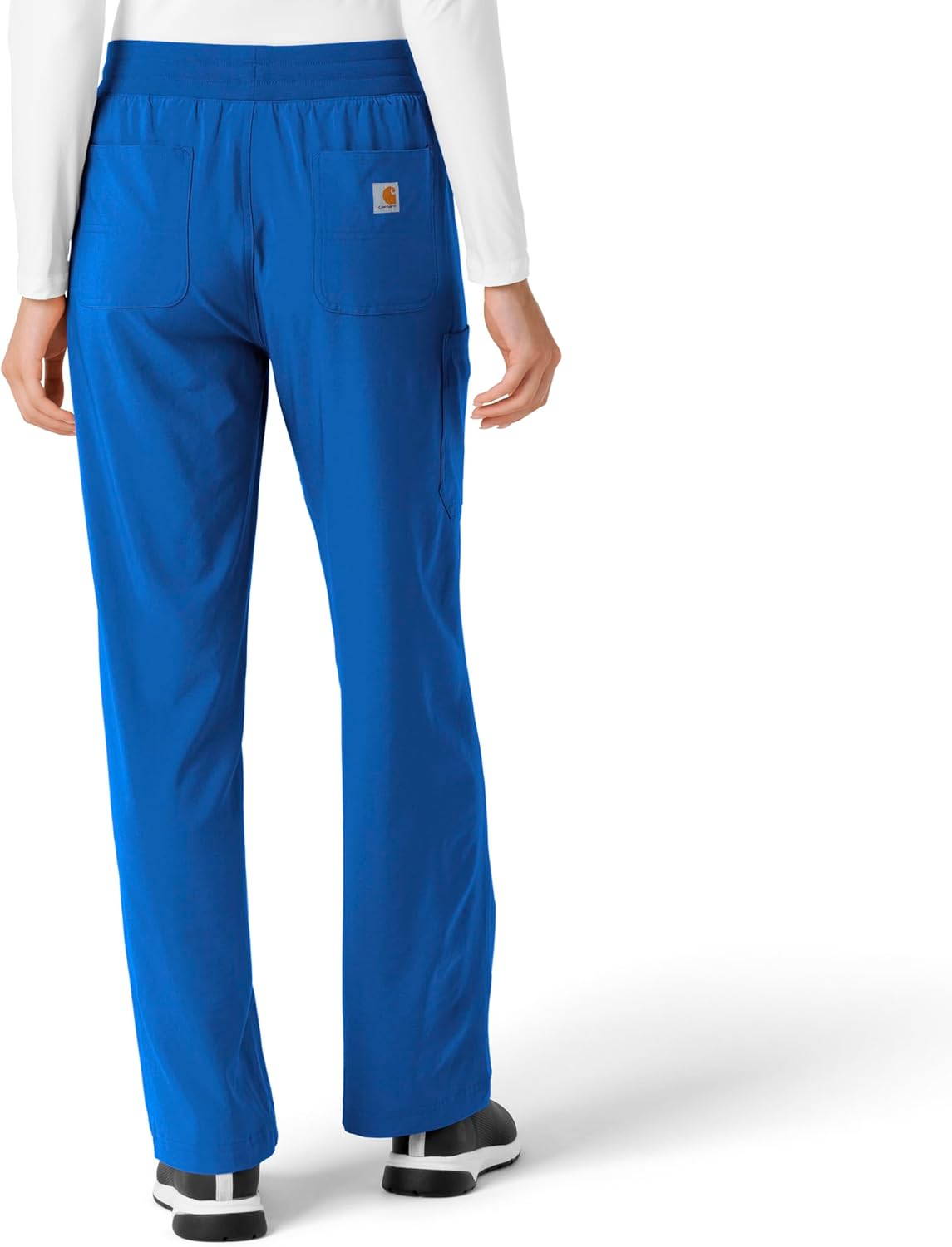 Force Cross-Flex Women's Boot Cut Scrub Pant Royal - Image 3