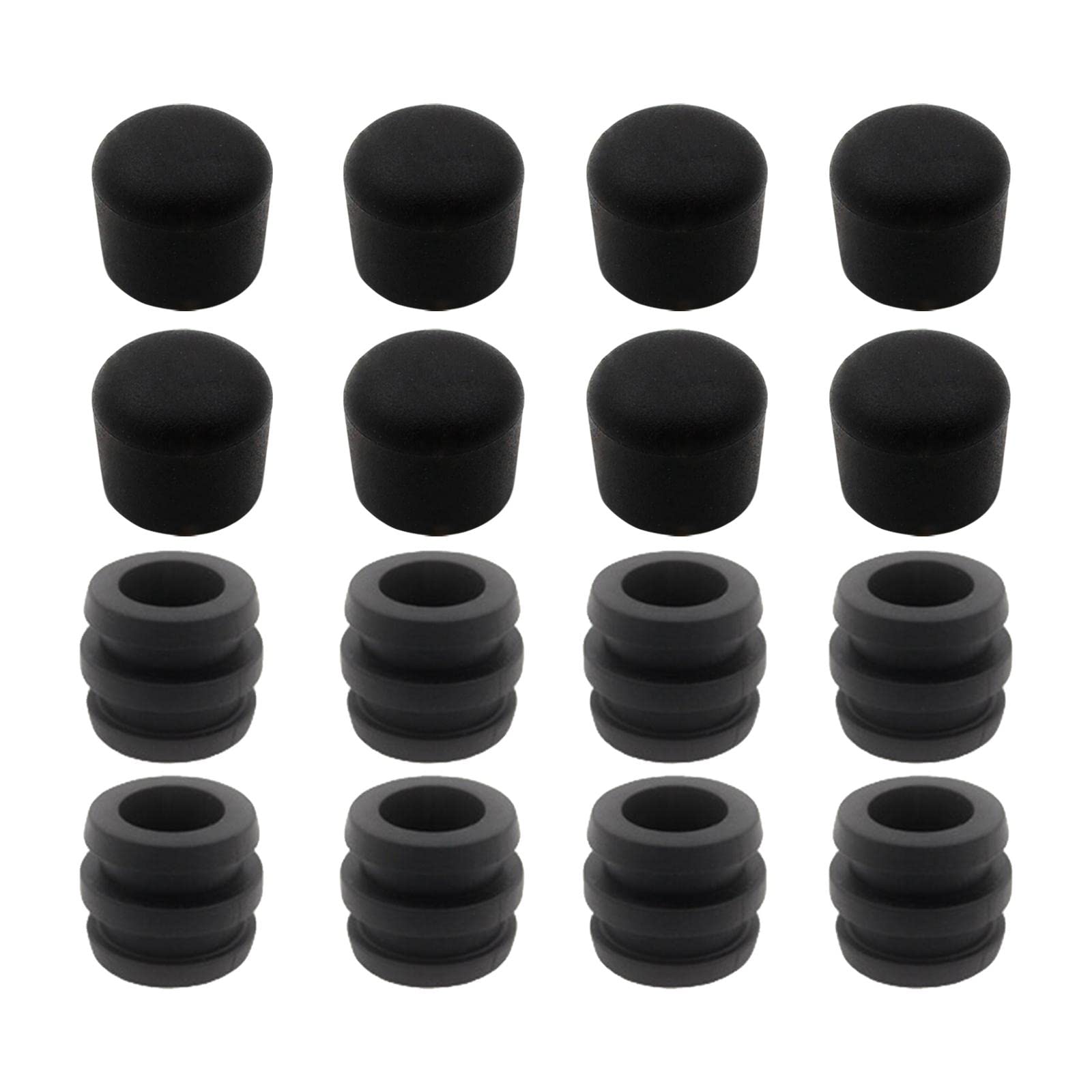 Rod Bumpers End Caps Foosball Ball Replacement Accessories Table Soccer|Sporting Goods | Indoor Games | Foosball| 8 Pieces Foosball Table Rod Bumper and 8 Pieces End Caps.-image-17