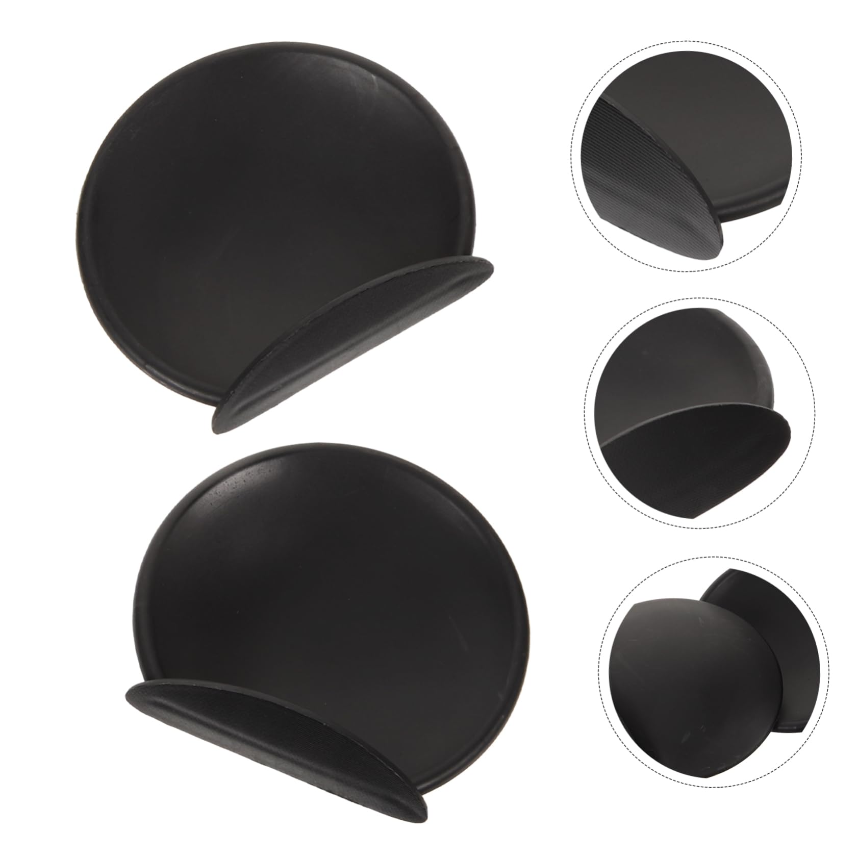 BESPORTBLE Decorazione Nero e Moto Orecchie in Topo di per da Silicone Casco Stile Leggere Decorative Unico e Divertente per Casco da Moto Giocoso