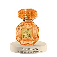 Vista 5 de Zoha Amber Bloom - Perfume ámbar para mujeres y hombres, perfume limpio sin alcohol y aceite de capas, 0.2 fl oz