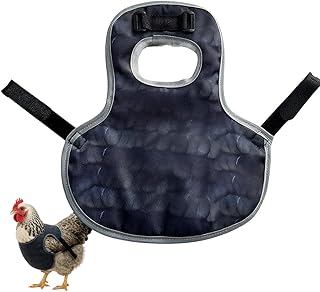 GXGM Selle de poulet pour poules - Tablier de protection réglable imperméable - Protection des ailes pour l'élevage de volailles - Étable et parc（Foncé）