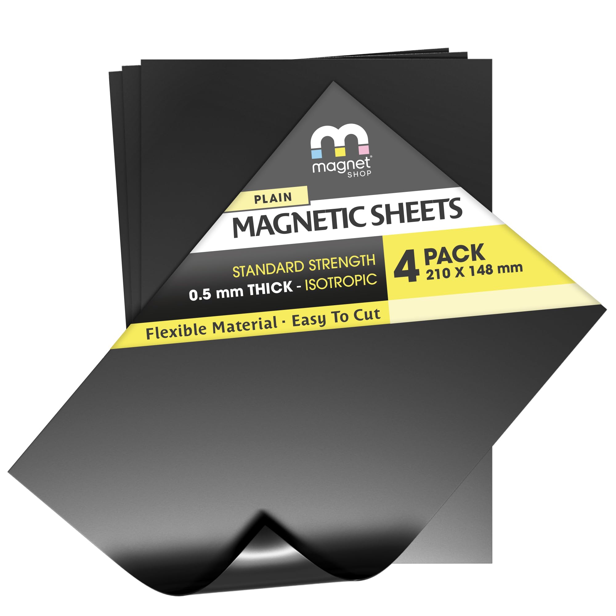 4 x A5 Plain Magnetic Sheets 0.5mm for Spellbinder Die Storage Craft Flexible Placement Mat (This is NOT self Adhesive)