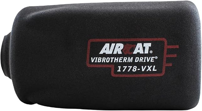 AIRCAT 1778-VXLBB Protective Boot for 1778-VXL Impact Wrench | Sleek Black Durable Vinyl Boot Protects Against Everyday Wear and Tear, Keeps Dirt and Debris Off, Reduces Downtime