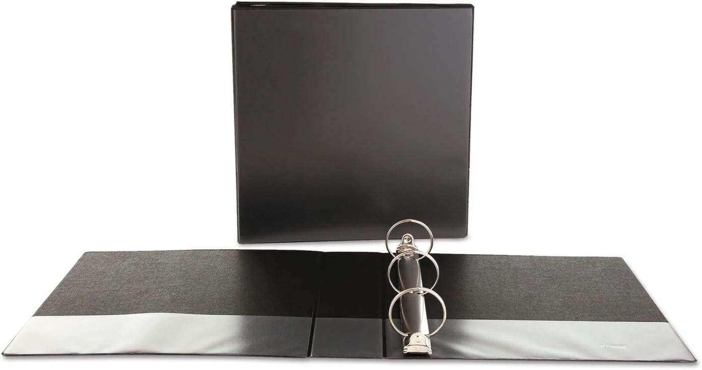 Universal 20981 Round Ring Economy Vinyl View Binder, 2-Inch Capacity