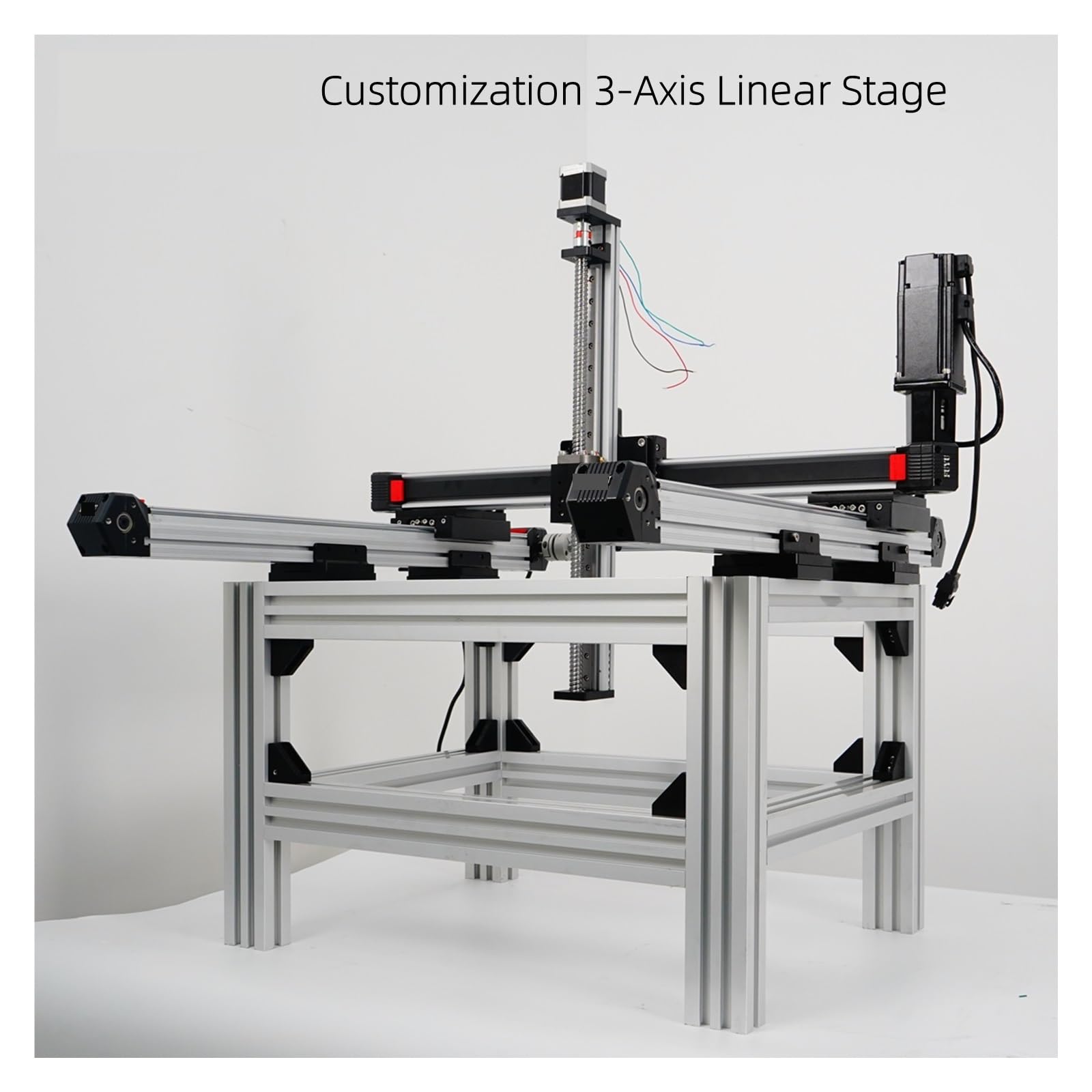 Ferrovia Lineare, FPB45 CNC Lineare Guida Fase A Cinghia Motorizzata Max 4m/s Tavolo For Parti A Stampante 3d