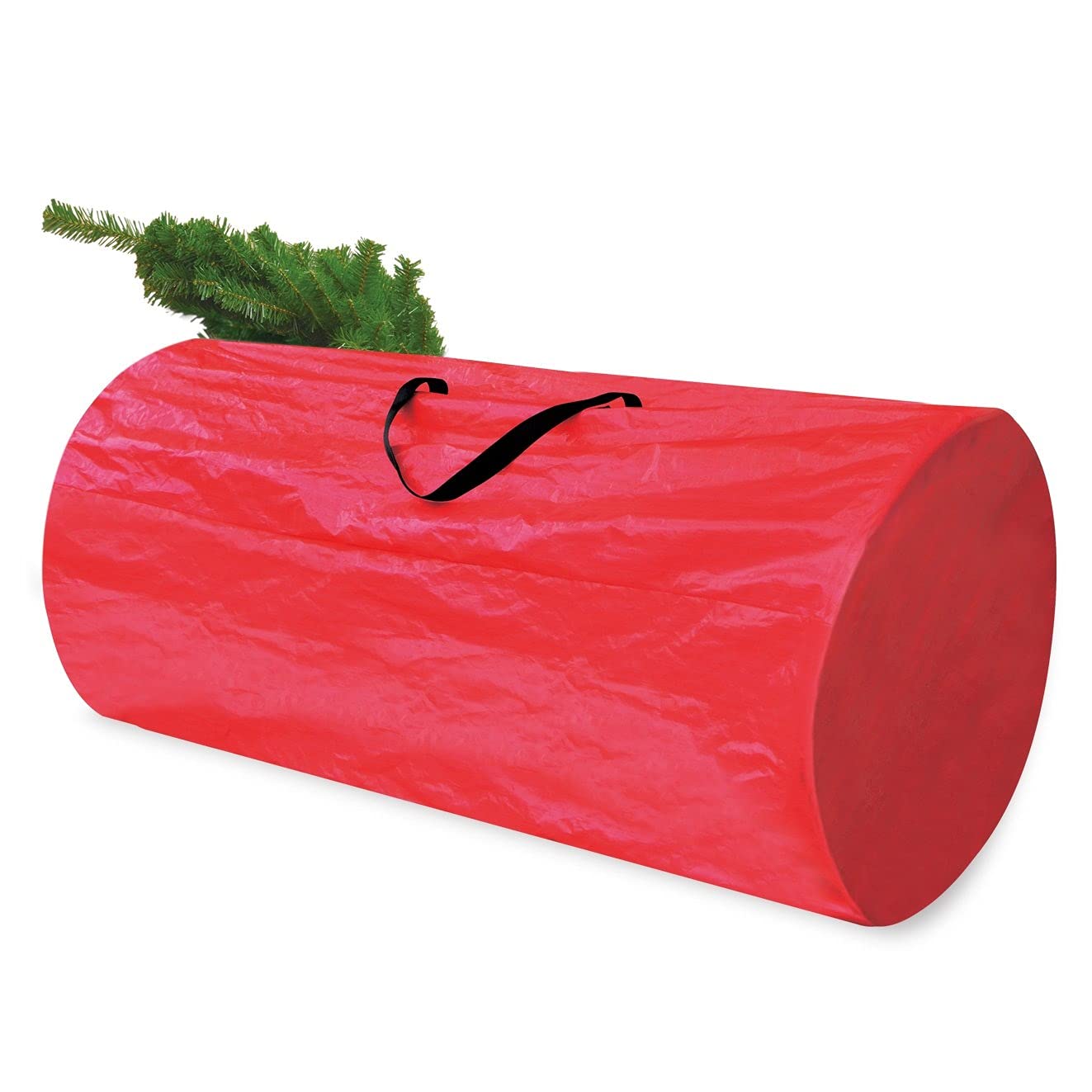 Bolsa De Almacenamiento Para árbol De Navidad, Se Adapta A árboles Artificiales De Hasta 8 Pies De Alto, Caja De Almacenamiento Resistente Con Asas Reforzadas, Cremallera Y Bolsillo Transparente