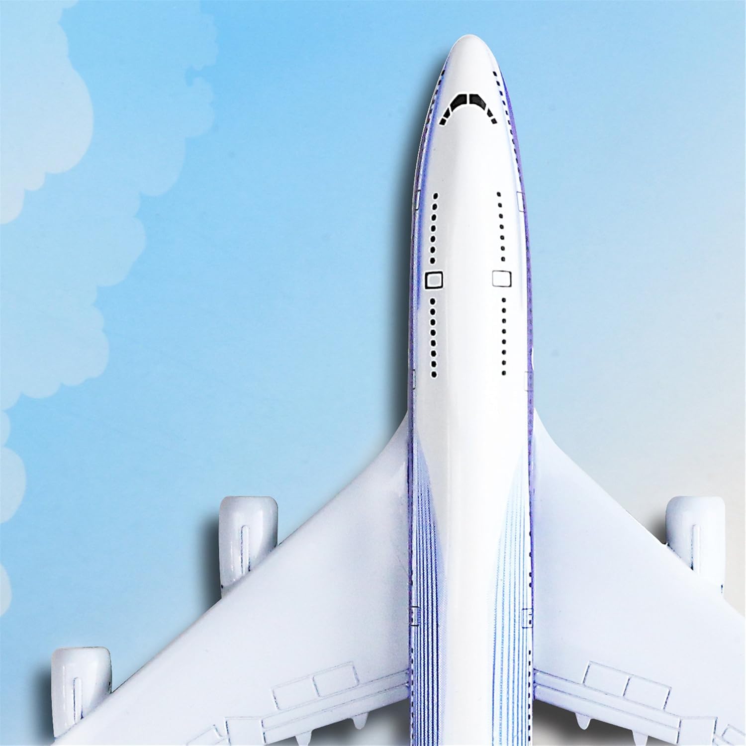 FAVHOME Boeing 747 16 cm Diecast Aeroplane Model - Collectible Miniature Aircraft for Aviation Enthusiasts,multicolor - Image 4 thumbnail
