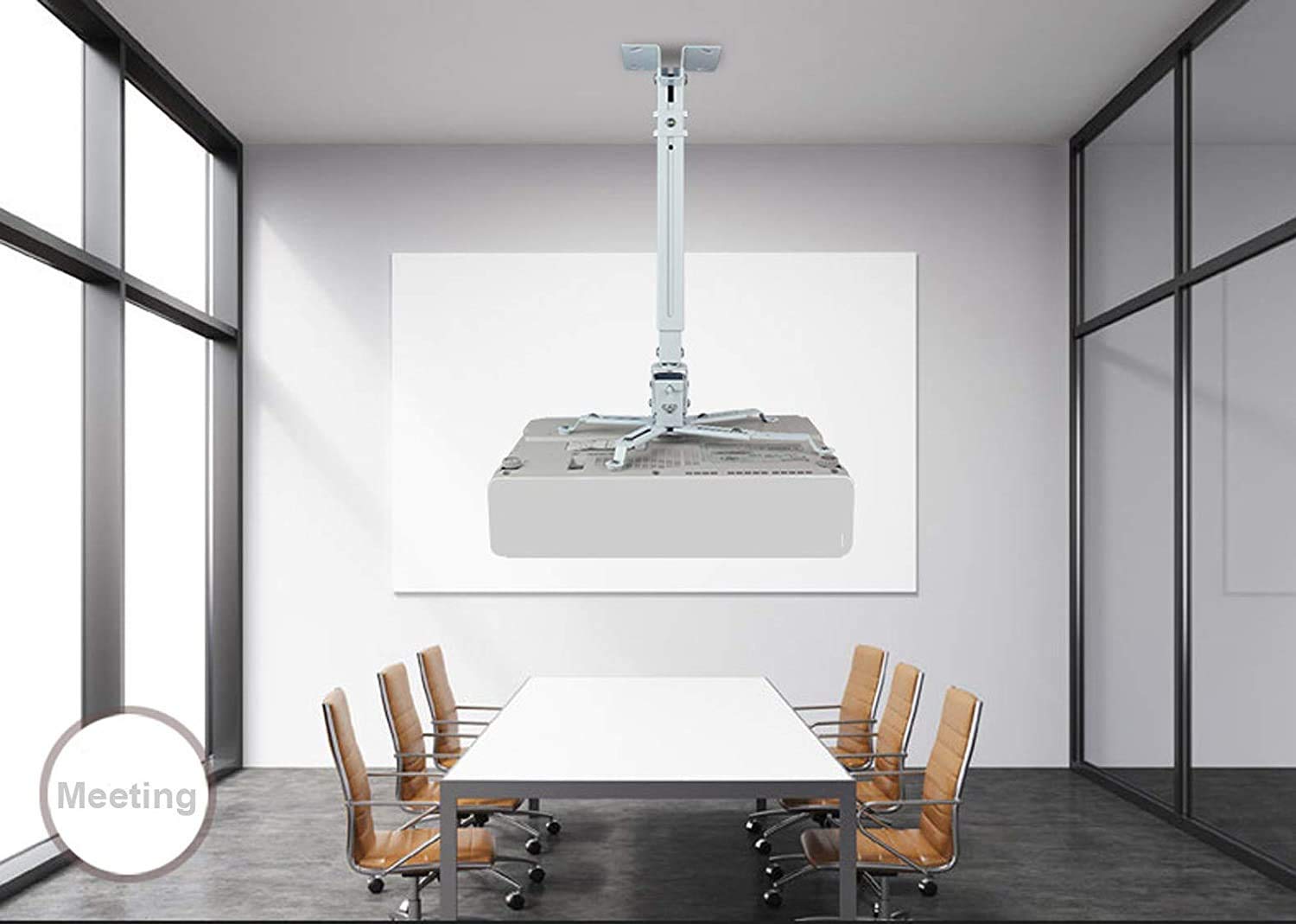 Frackson 3 Feet Adjustable Wall Mount/Ceiling Mount (Iron) Projector Stand (Maximum Load Capacity 25 kg)