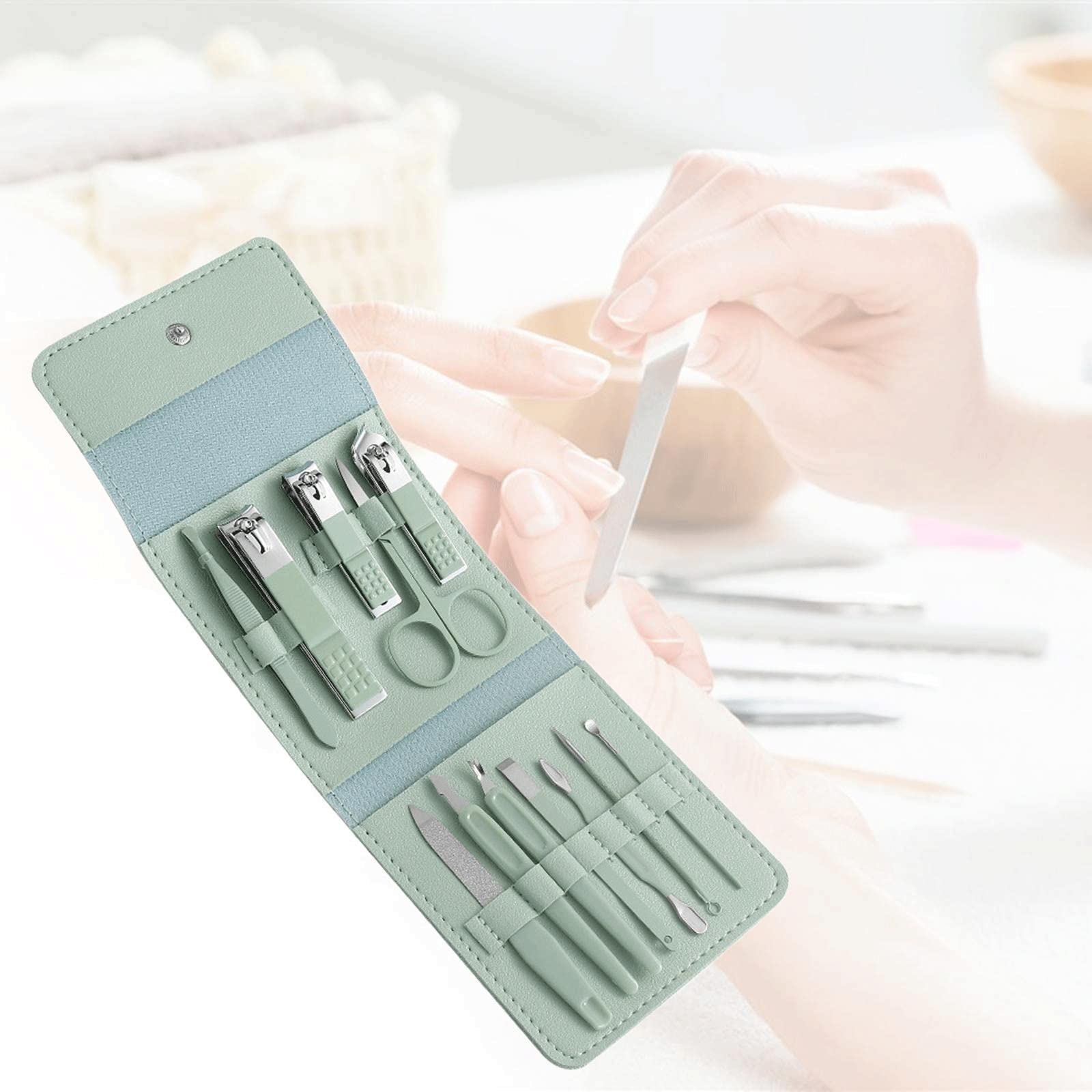 Nagelknipser, Edelstahl-Maniküre-Werkzeuge, Pediküre-Messer, Schönheitszange, große Nagelknipser, Ohrschaufel(1)