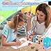 Poraxy 4 in 1 STEM Kits for Kids Ages 5-7 8-10 8-12,3D Wooden Puzzles, Science Project Model Craft Building Engineering Kit,STEM Toys for Ages 8-13,Birthday Gifts for Girls 6 7 8 9 10 11 12 Year Old