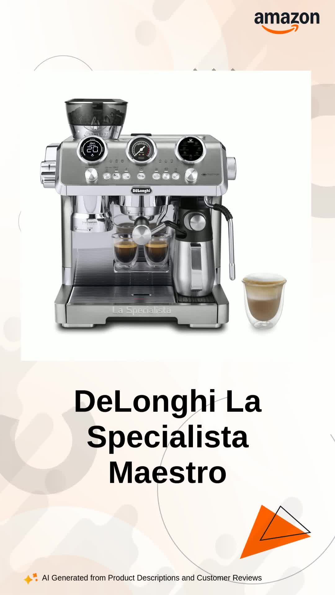 【美品、最終値下げ】De'Longhi La Specialista De'Longhi La Specialista Maestro Espresso Machine with Grinder