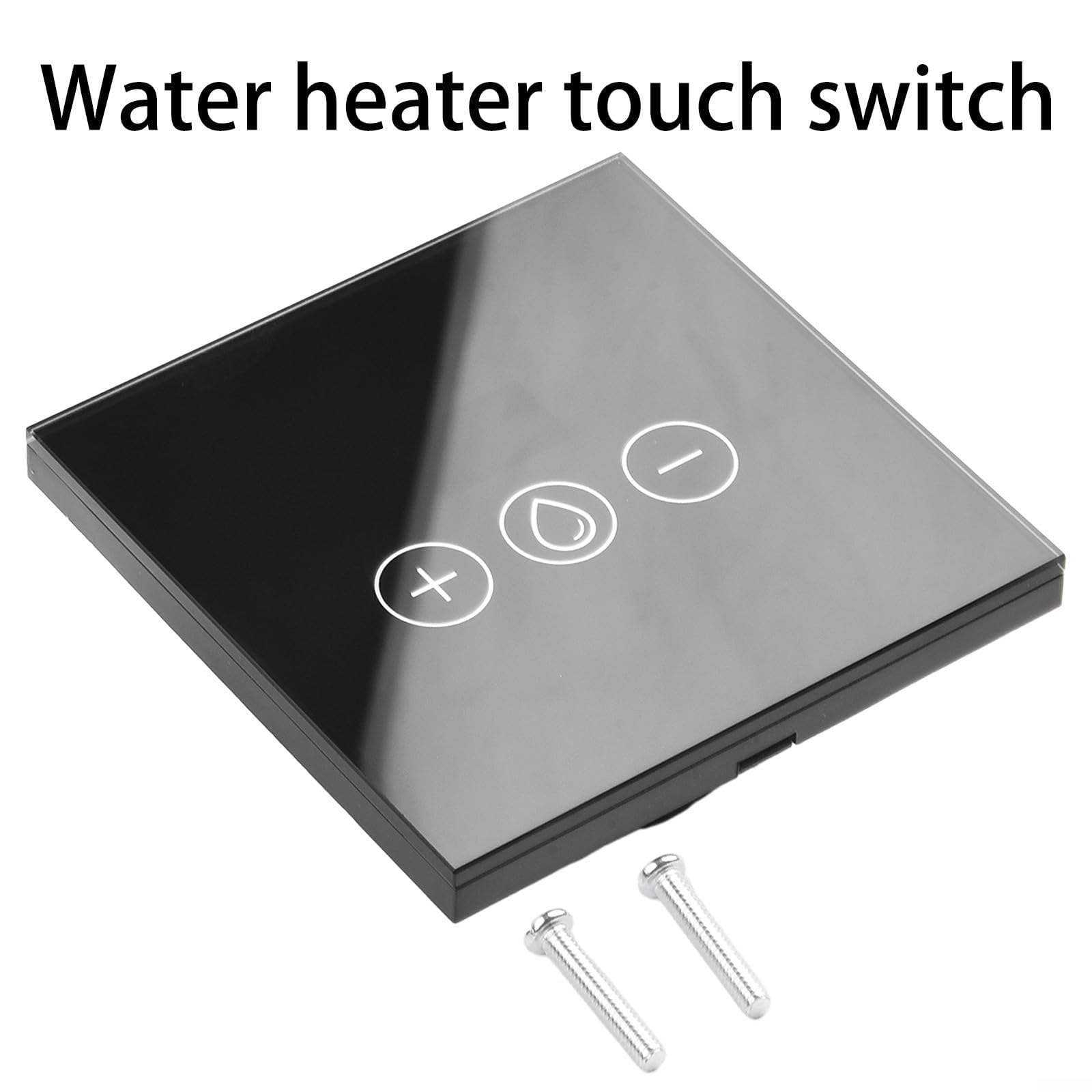 Interrupteur de chauffe-eau Wi-Fi 20 A, interrupteur intelligent avec minuterie, télécommande par application, compatible avec l'application Amazon/Home (noir)