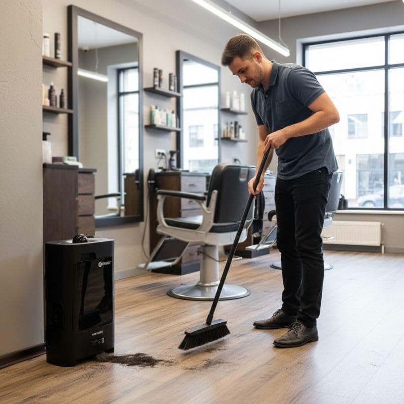 Pattumiera aspirapolvere parrucchiere automatico professionale, senza sacchetto