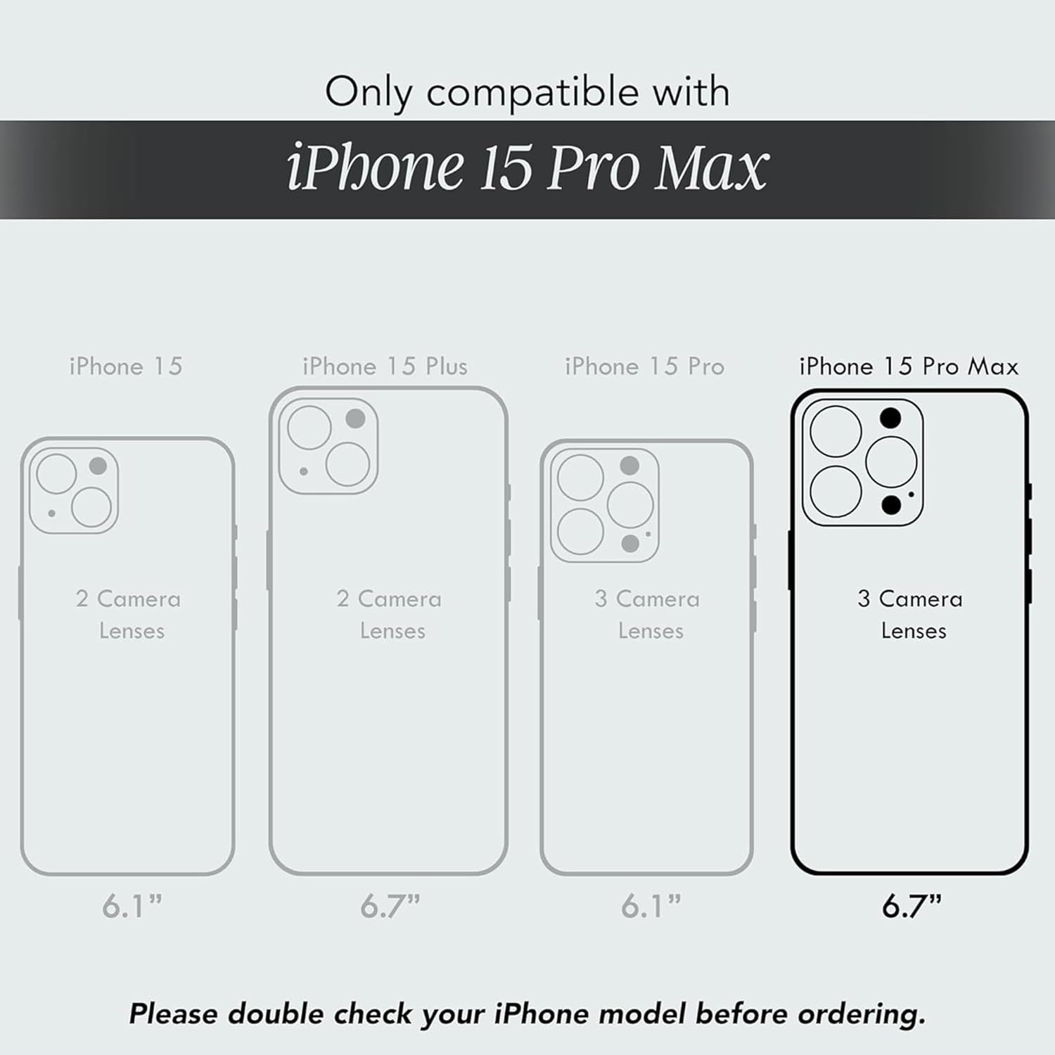 COCOMII Rectangle Case for iPhone 15 Pro Max, Compatible with MagSafe, Chestnut Tortoiseshell