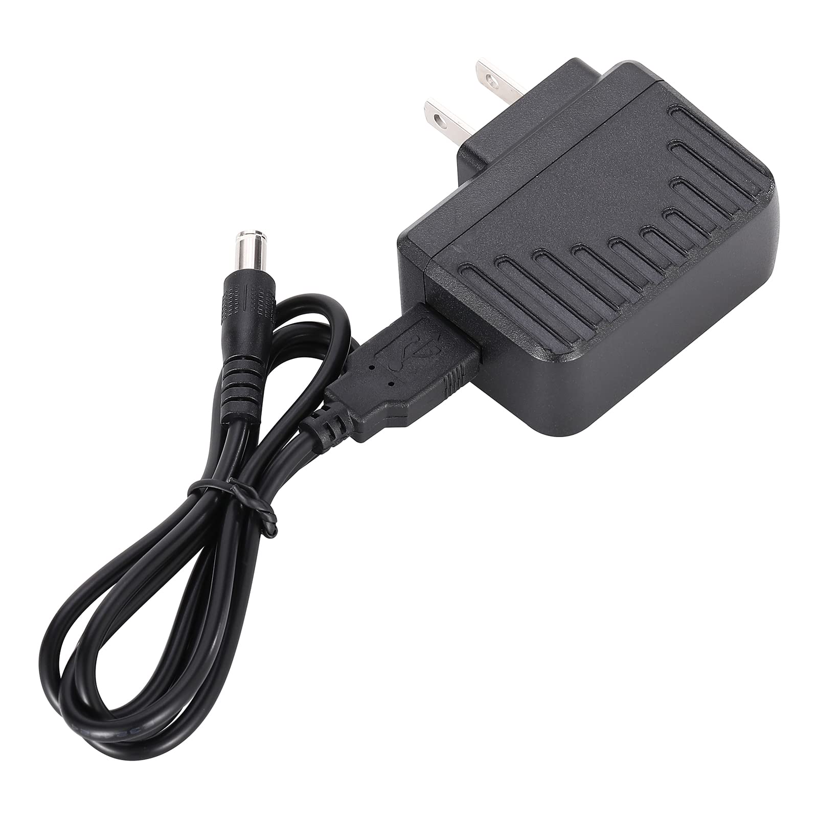 BIGSUNQ984 Spotlight Wall Charger, AC Power Adapter with USB Cable, Input:100V-240V, Output:5V DC 2000mA, 5.5mm Jack