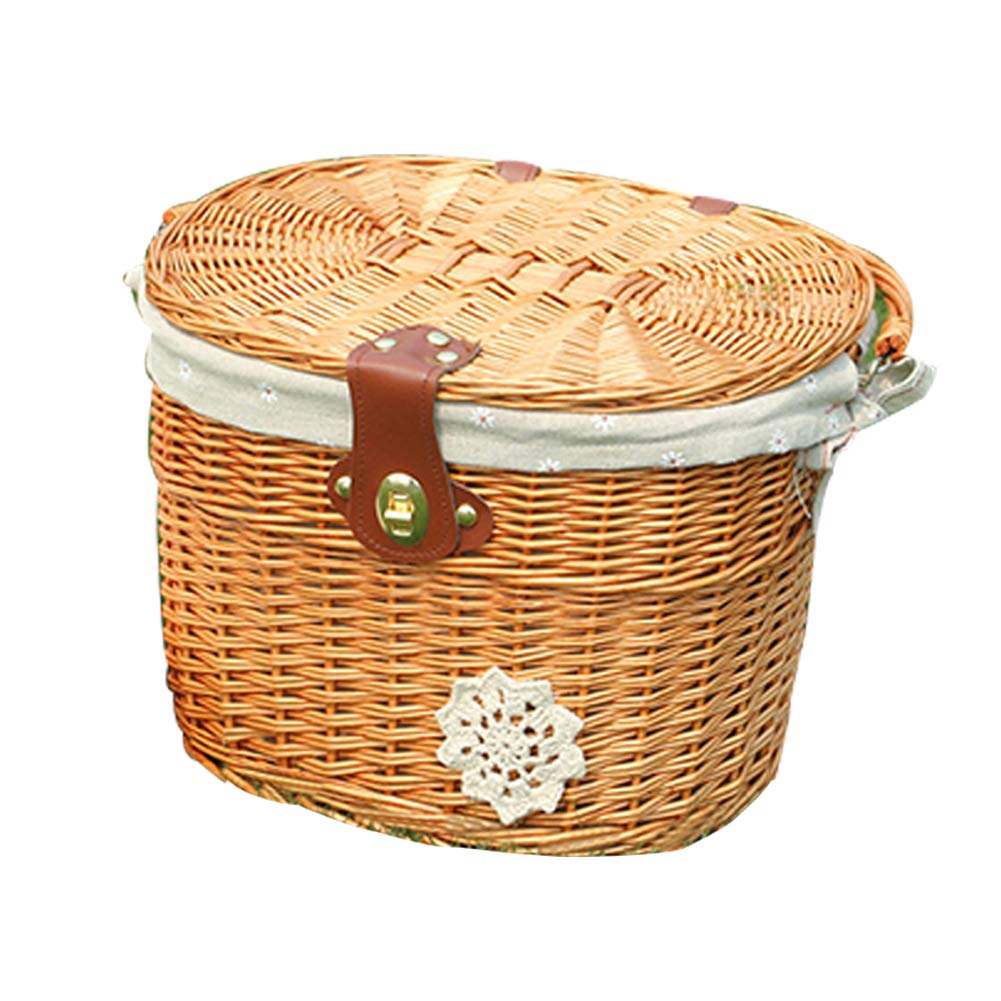 rattan bike basket