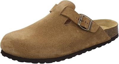 AFS-Schuhe 3900 Herren Clogs, Bequeme Hausschuhe für Männer, Pantoffeln aus Leder, Made in Germany