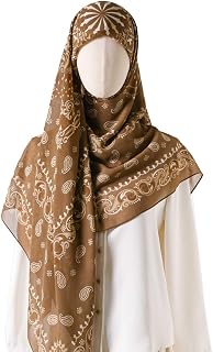 K-Elewon Large Square Scarf 51" Headscarf Chiffon Fashion Scarves Turbans Hair Wrapping Scarfs