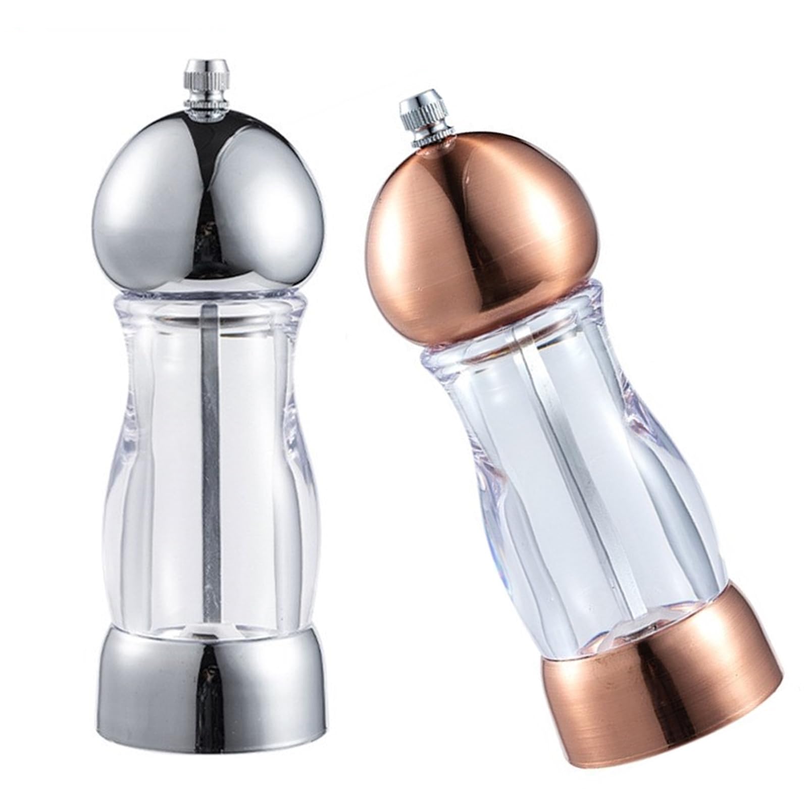 carotoe Mill for Sea Salts and Black Peppers Manual Spices Grinder Bottle Practical Kitchen Utensils for Cooking Lover Spices Mill