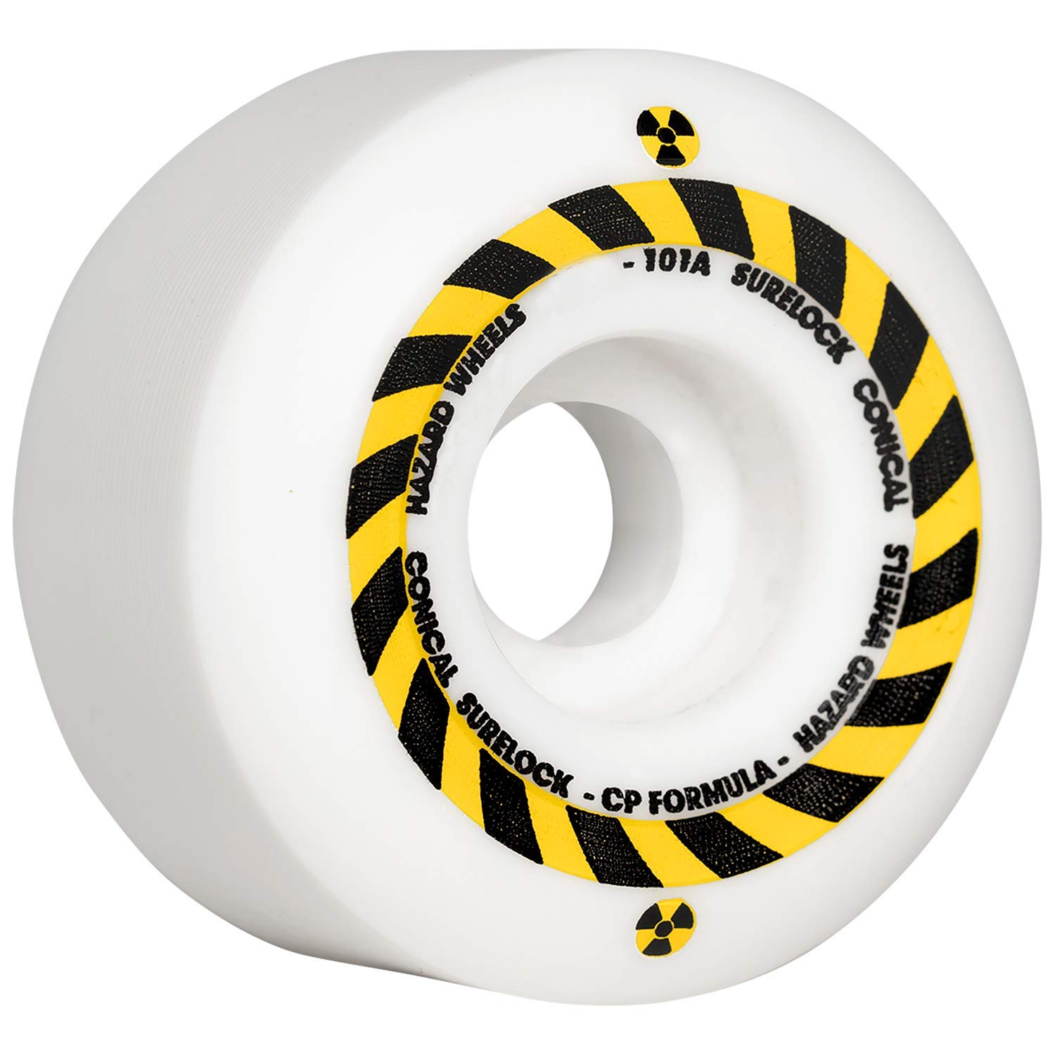 Universo Brands Hazard Skateboard Wheels by Madness - City Park Formula Sign Radial - (Set of 4)