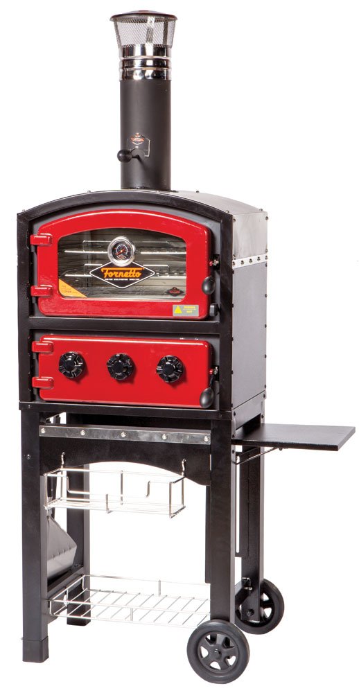 Buy Alfresco Home 82-PZ-5WT-SRSS Fornetto Wood Fired Oven and Smoker, Red  Online at desertcartINDIA