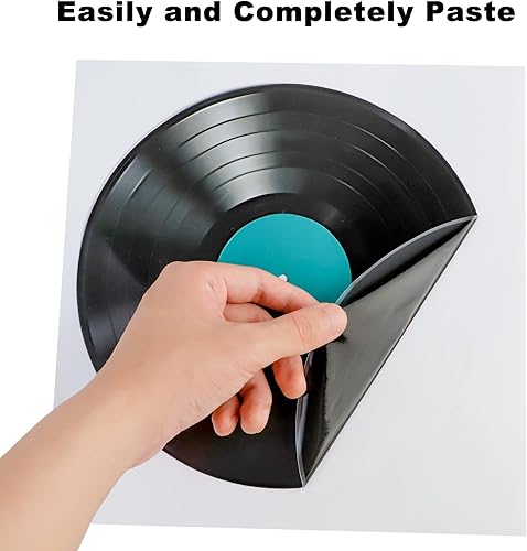 Miniatura 4 de LIOUCBD 8 discos de vinilo para decoración de pared, pósteres de cubierta de álbum de 9 pulgadas, pósteres de música rock & roll de los años 70, 80,