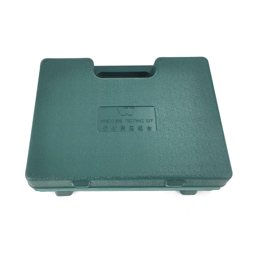 Kit manometro idraulico Kit idraulico per escavatore per misurazione della pressione con 6 raccordi di prova, 3 manometri, 3 tubi flessibili di prova per escavatori e macchinari da costruzione