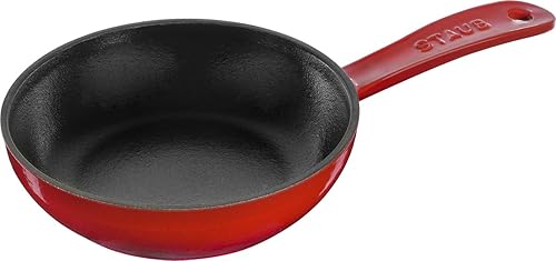 Miniatura 1 de Staub 40501-146 - Sartén de cereza, 6.3 pulgadas (6.3in), fundición esmaltada, hierro, compatible con inducción