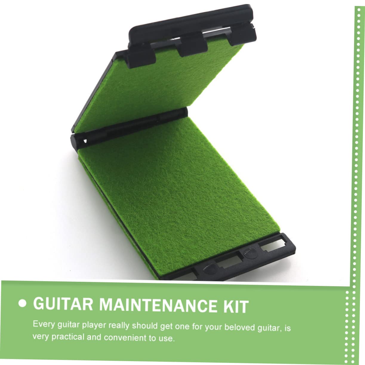 WHAMVOX 2Pcs Guitar String Cleaner Kit Ergonomic Fingerboard Scrubber for Guitar Bass Maintenance Easy to Use String Cleaner Tool for Safe and Convenient Instrument Care