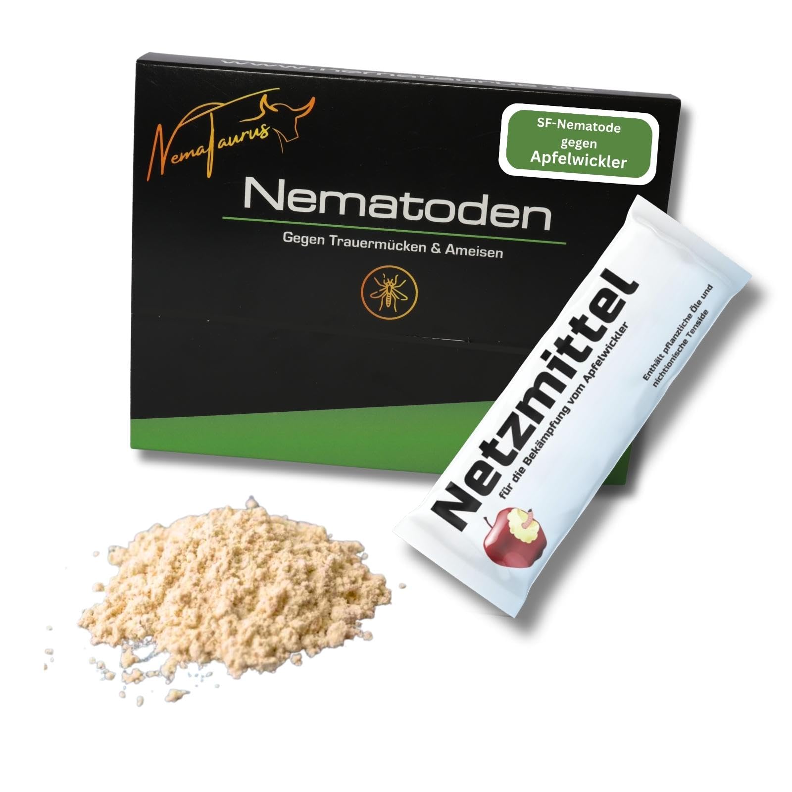 SF Nematoden Nützlinge – Steinernema feltiae, 50 Mio (mit Netzmittel gegen Apfelwickler)