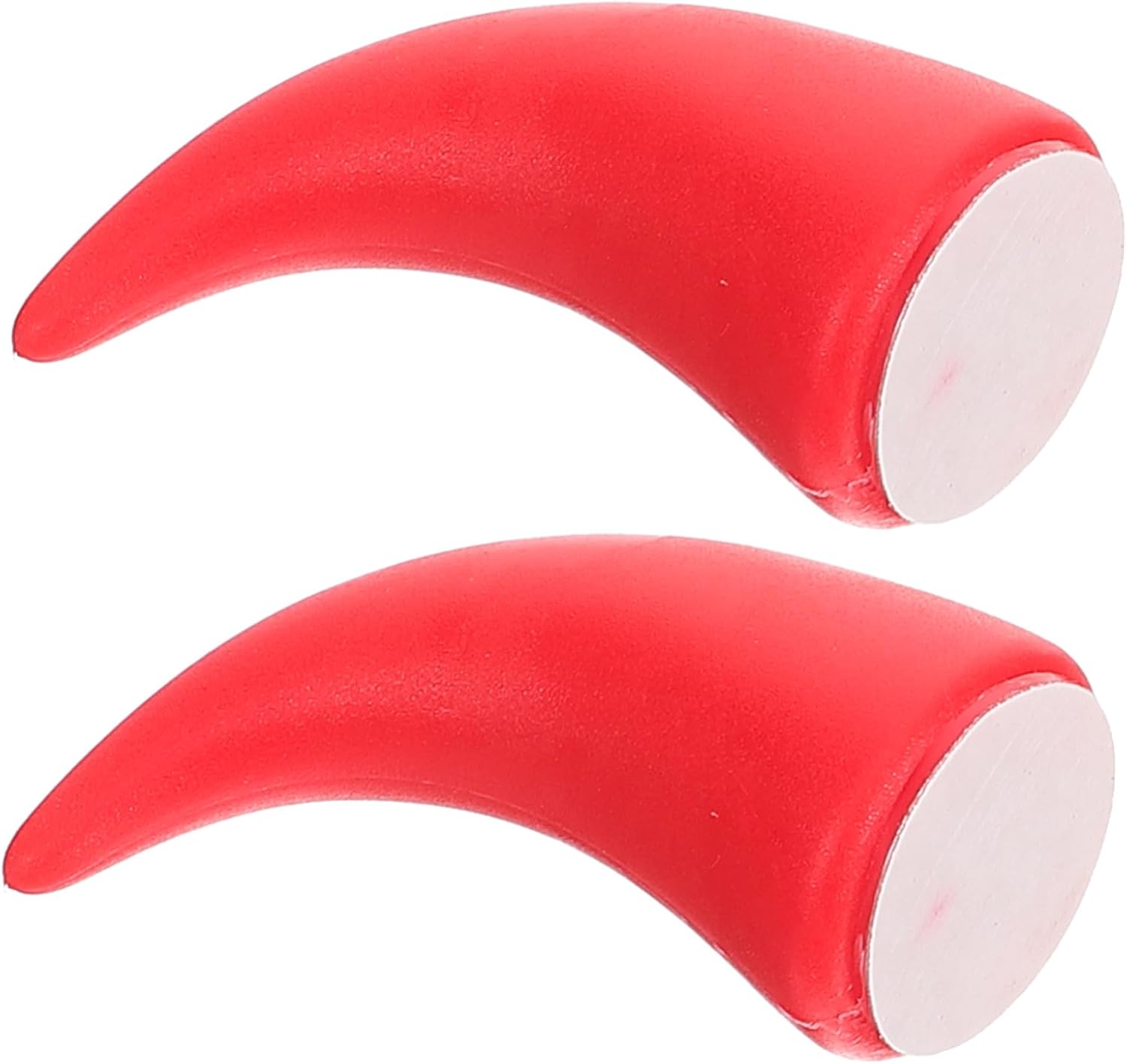 MAGICLULU 2Pcs Creative Horns Unique Adhesive Ornaments for Helmets Stylish Ski Decor Eye Catching Horns for Biking Snowboarding