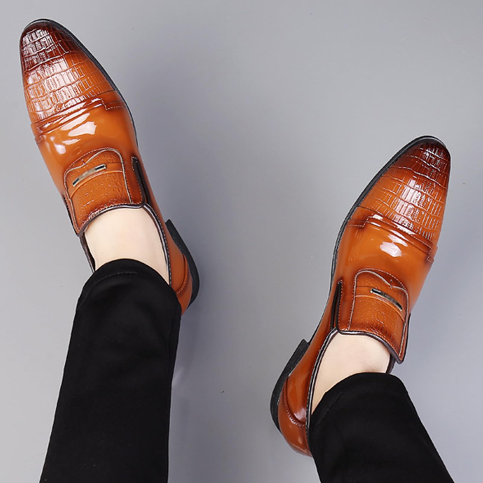 Scarpe Oxfords da Uomo Punta | casual, in pelle, eleganti, mocassini, all'aperto, camminare, abito sposa, ufficio