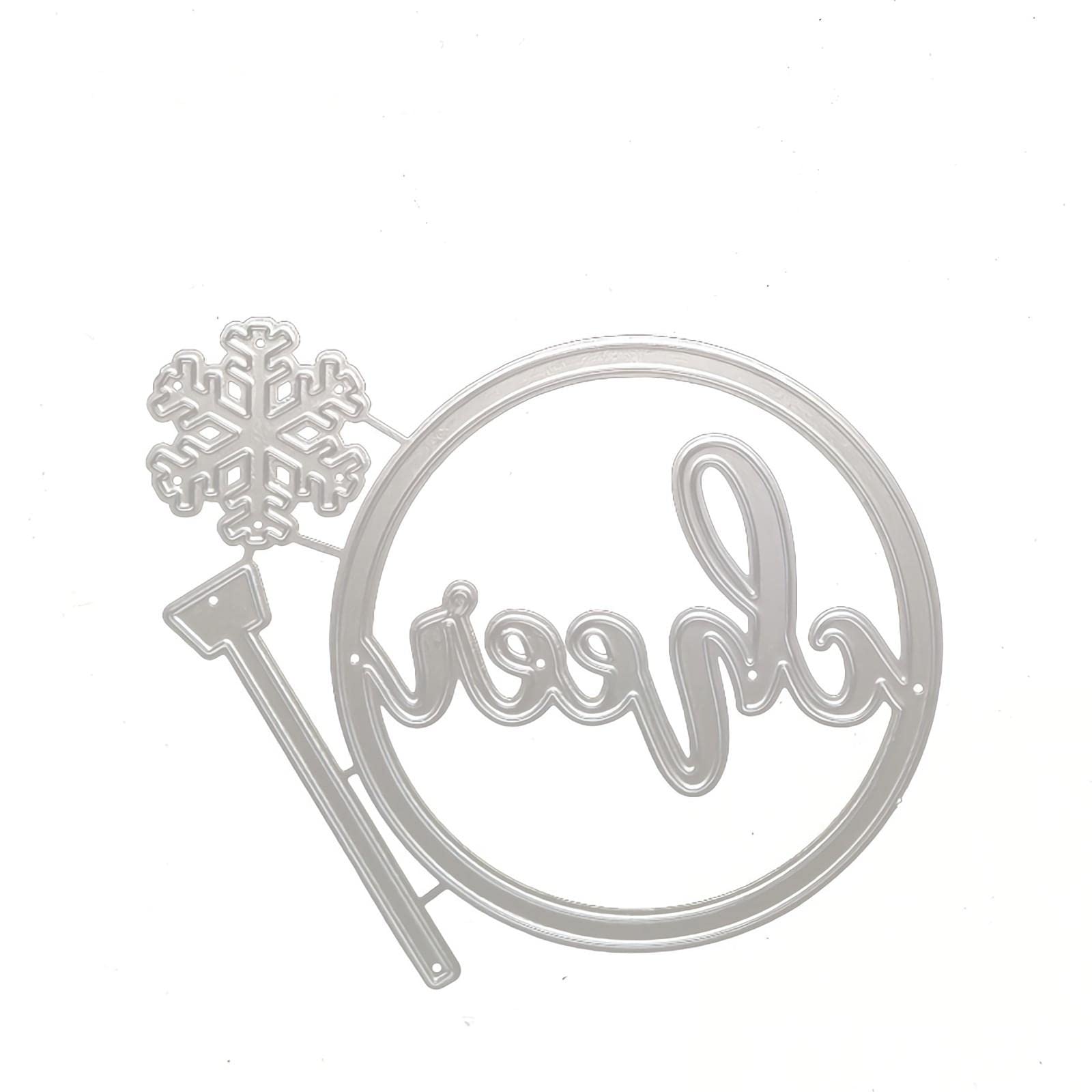 Qoiseys Cheer Metal Die Cuts for Card Making,Cutting Dies Cut Stencils for DIY Scrapbooking Photo Album Decorative Paper Crafting Embossing Template