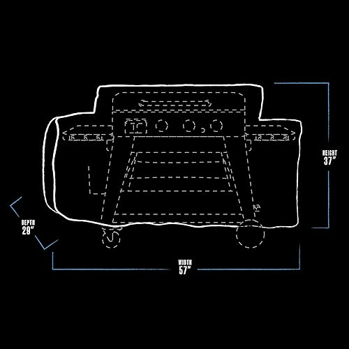 Miniatura 3 de Pit Boss 32122 3B Ultimate - Funda para plancha, color negro