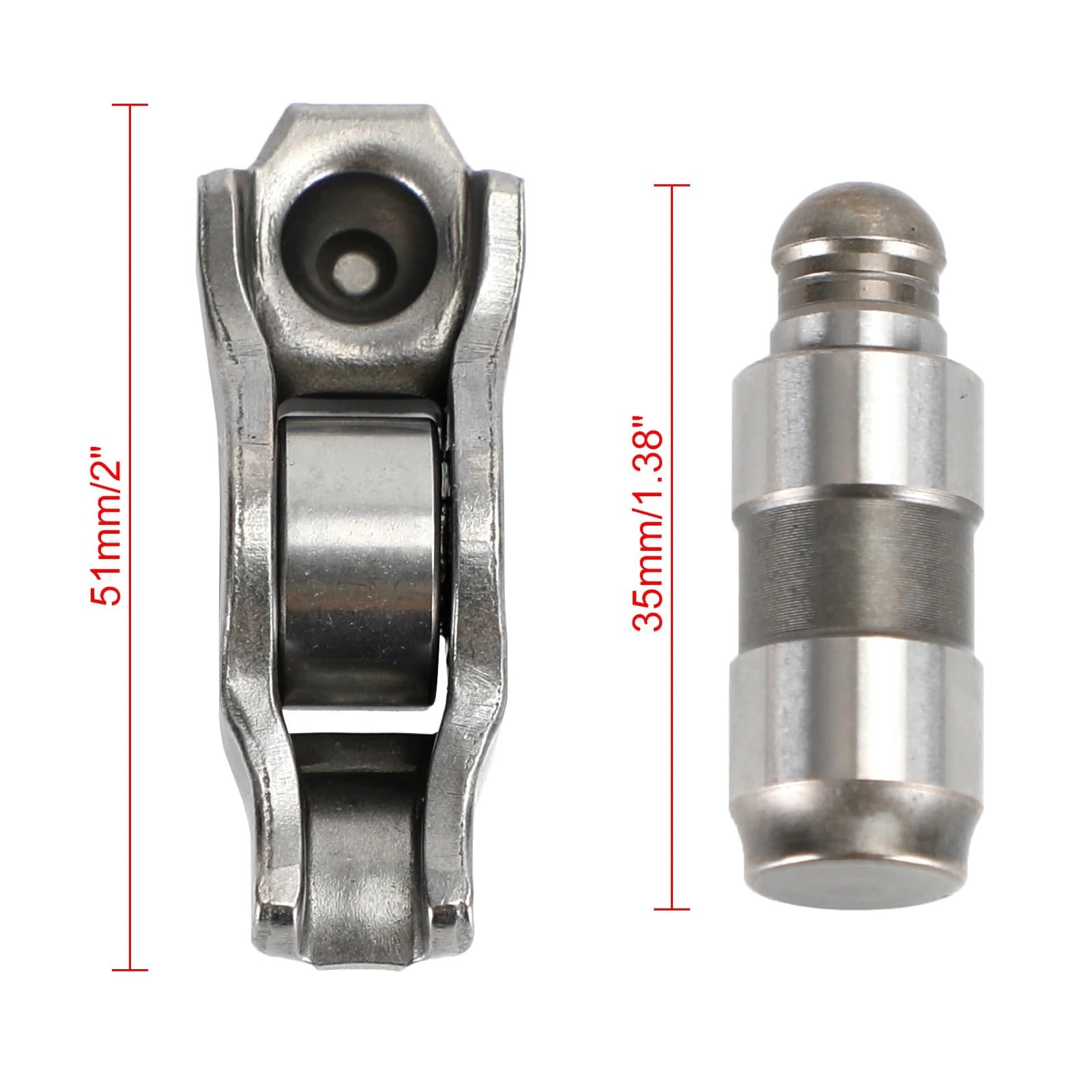 asta bilanciere scarico Adatto per Chrysler Adatto per Jeep Adatto per Ram 3.6L Kit bilancieri 12 pezzi e punterie valvole 12 pezzi 5184296AH 5184332AA punteria scarico